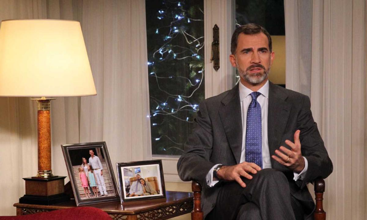 Sus primeras Navidades dando un discurso